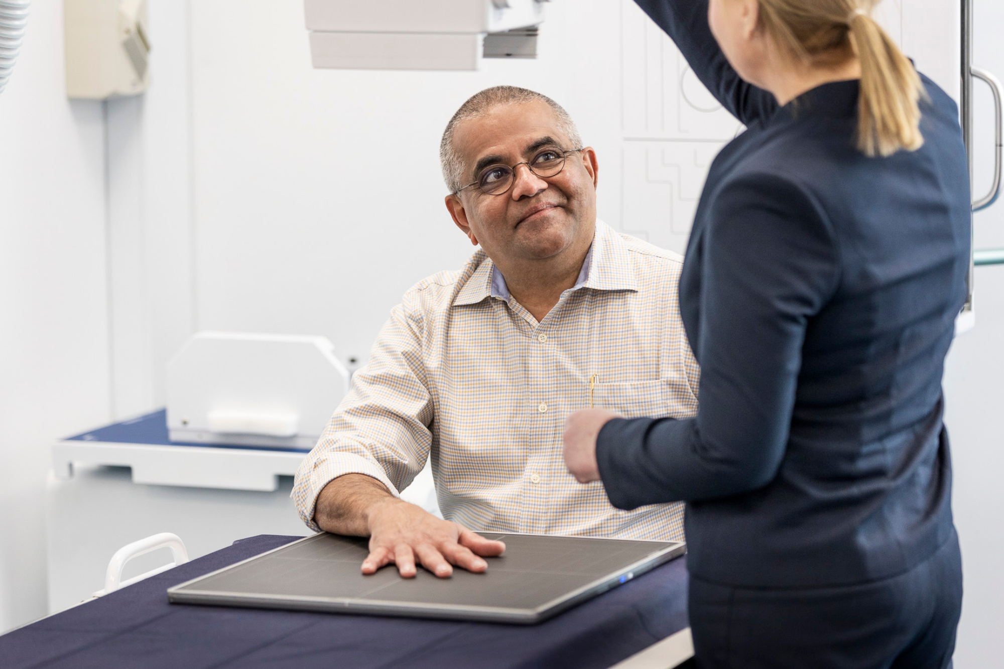 Male Getting Hand X ray Procedure for Medical Reason | X ray Clinic Center | Capital Radiology